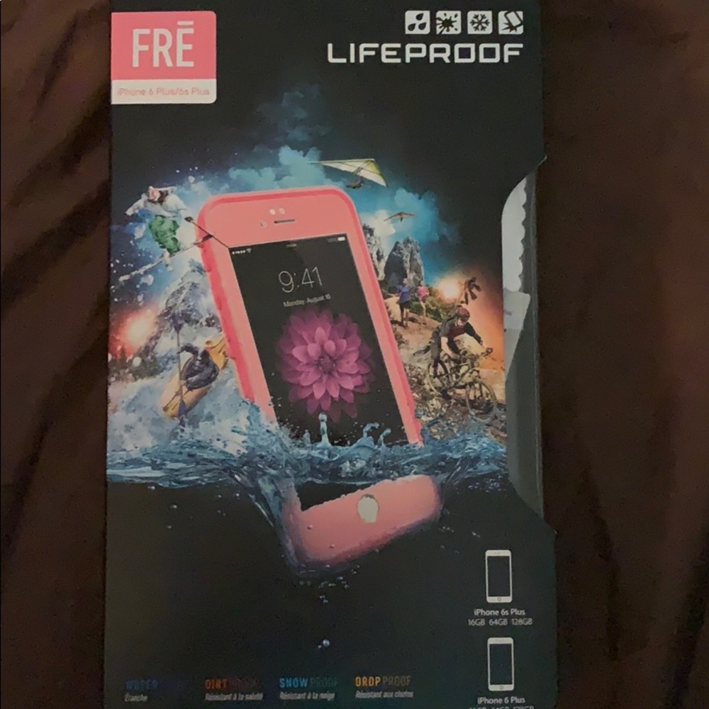 Pink lifeproof case IPHONE 6sPLUS! Not used